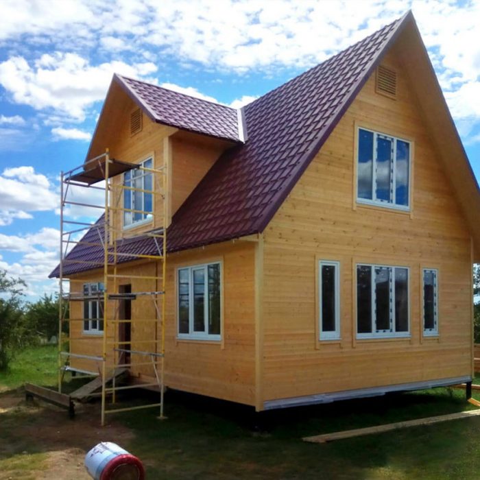 Заказали каркасный дом под ключ