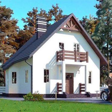 ПРОЕКТ ДОМА ИЗ ГАЗОБЕТОНА - 404
